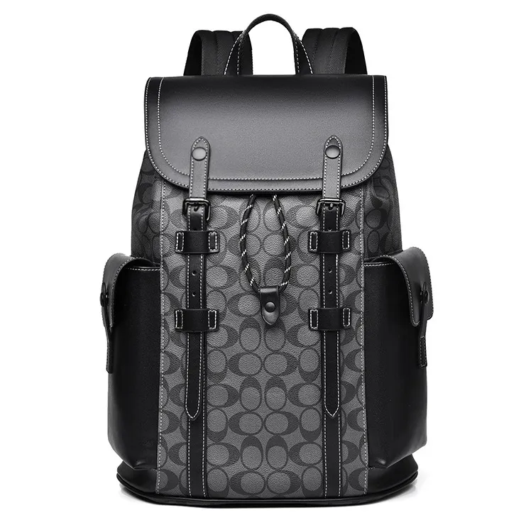 Hdfede6277fa24f13a7bc2b90f5b6ce54b DRAWSTRING FAUX LEATHER BACKPACK - Image 1